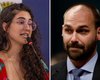 Vereadora chama Eduardo Bolsonaro de golpista e afirma que o deputado articula contra o Brasil