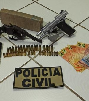 Operação da PC prende três suspeitos de planejar ataque contra facção criminosa na parte alta de Maceió