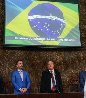 Paulo Dantas prestigia posse solene da nova cúpula diretiva do TJ-AL