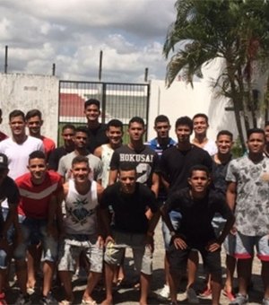 Com Naldo, do ASA, atletas convocados se apresentam à Seleção alagoana Sub-20