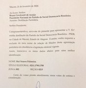 PSDB se pronuncia sobre notícia da saída de Rui Palmeira do partido