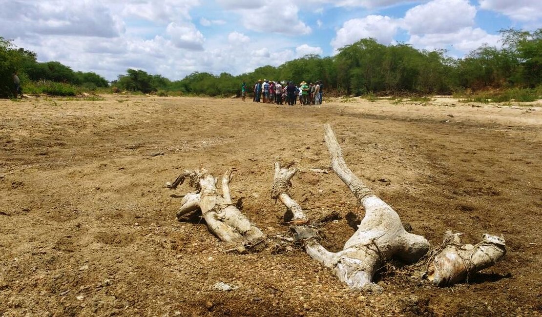 Moradores impedem extração de areia de rio em município do Agreste