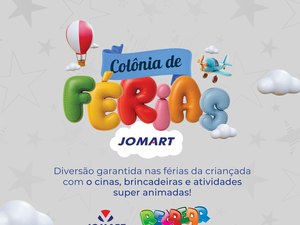Jomart promove Colônia de Férias com oficinas, brincadeiras e muita diversão para a criançada