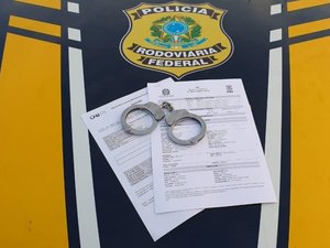 Foragido da Justiça, que se passava por advogado, é preso pela PRF em Palmeira dos Índios