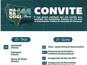 Prefeitura de Maragogi prepara inaugurações de pontes e obras 