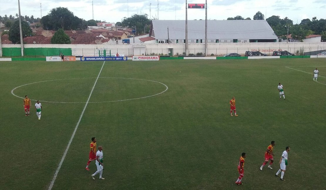 Na estreia da Série D, Coruripe perde para Juazeirense no estádio Gerson Amaral