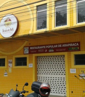 Restaurante Popular de Arapiraca é fechado e não tem prazo para reabrir