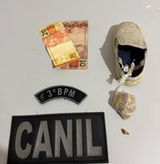 Homem é preso com pedras de crack no bairro Manoel Teles em Arapiraca