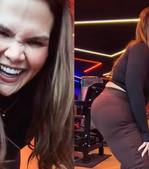 Thais Carla dança funk na academia: 'Agora sou solteira'