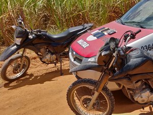 Polícia apreende em Porto Calvo motos de suspeitos de arrastão na Colina Sul