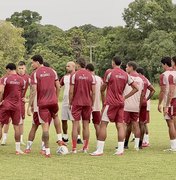 CRB finaliza preparação e encara o Fluminense-PI pela Copa do Nordeste