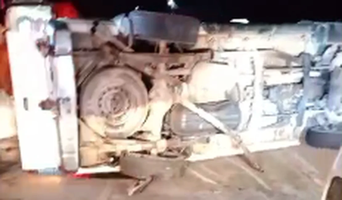 Cinco pessoas ficam feridas em acidente na rodovia AL-115, em Igaci