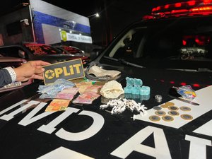 Jovem é preso por tráfico de drogas na região da Jatiúca