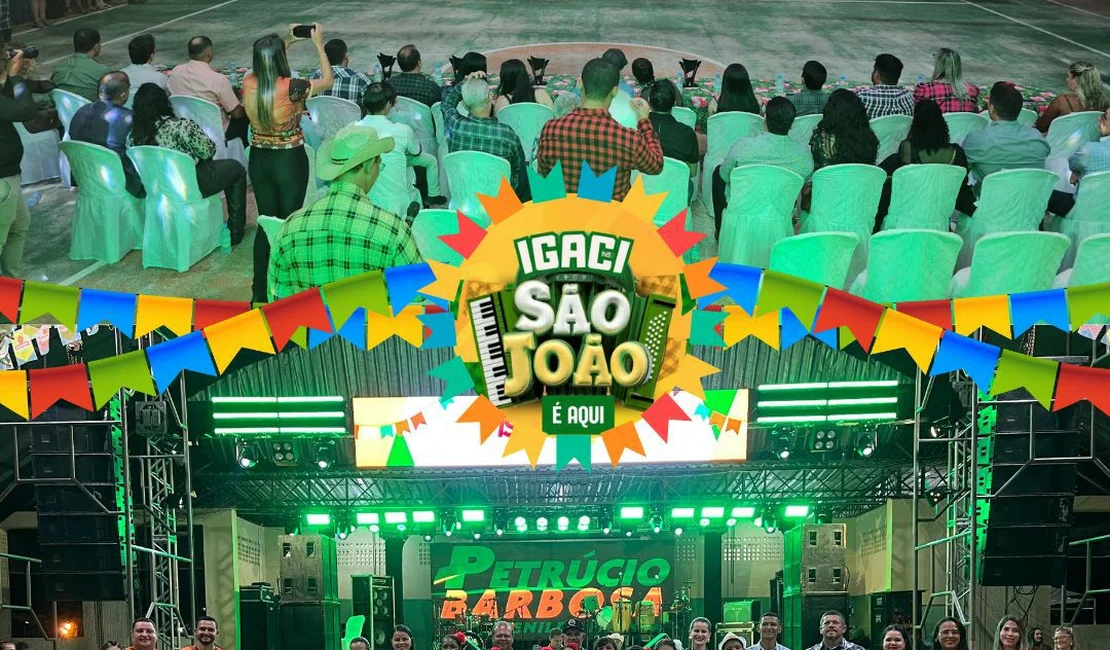 São João de Igaci começa em grande estilo com quadrilhas, shows e muita animação