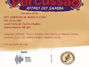 Batuques, histórias, aprendizado e muita música nas oficinas de tambores