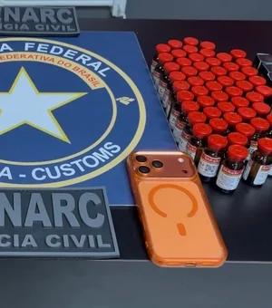 Homem é preso com 475 frascos de anabolizantes avaliados em mais de R$ 100 mil