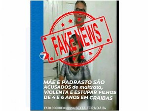 Falsa reportagem do 7Segundos é usada para difamar ex-casal em Craíbas
