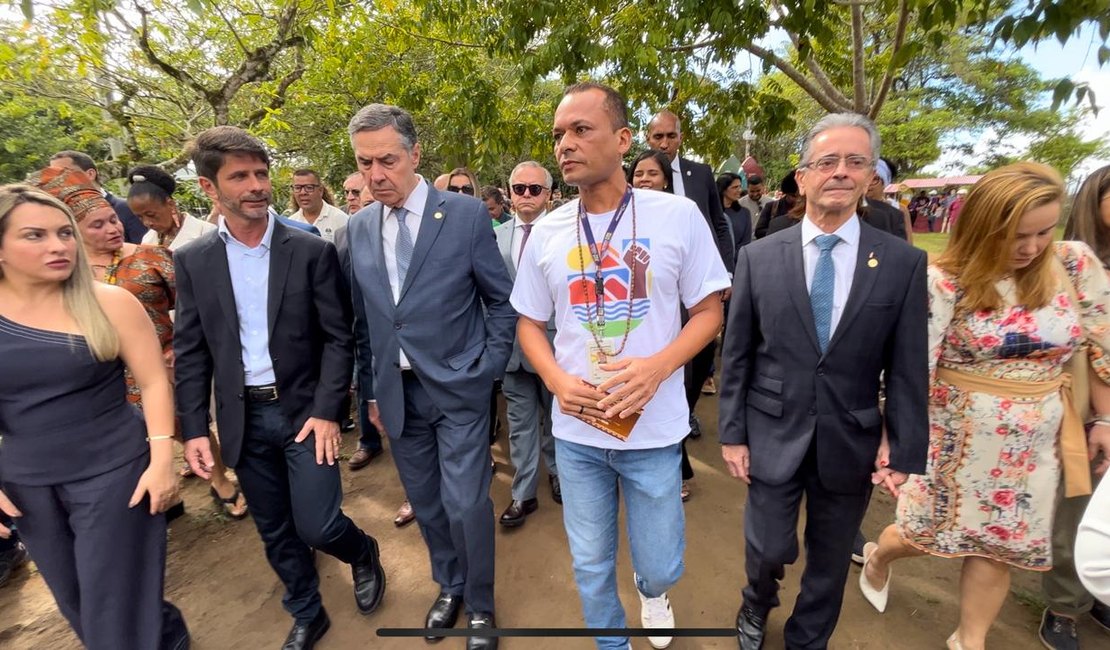 Presidente do CNJ prometeu ajudar comunidades quilombolas em evento na Serra da Barriga, Alagoas