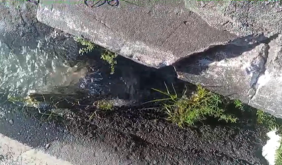 [Vídeo] Moradores denunciam vazamento de água há três dias na Avenida Rotary, em Maceió