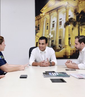 Galba Netto discute melhorias para a segurança da CMM com secretário Eduardo Marinho da Semsc