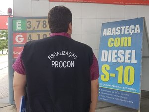 Combustíveis: Procon Maceió fiscaliza postos e orienta consumidor