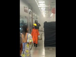 Loja pega fogo dentro de supermercado na parte alta de Maceió