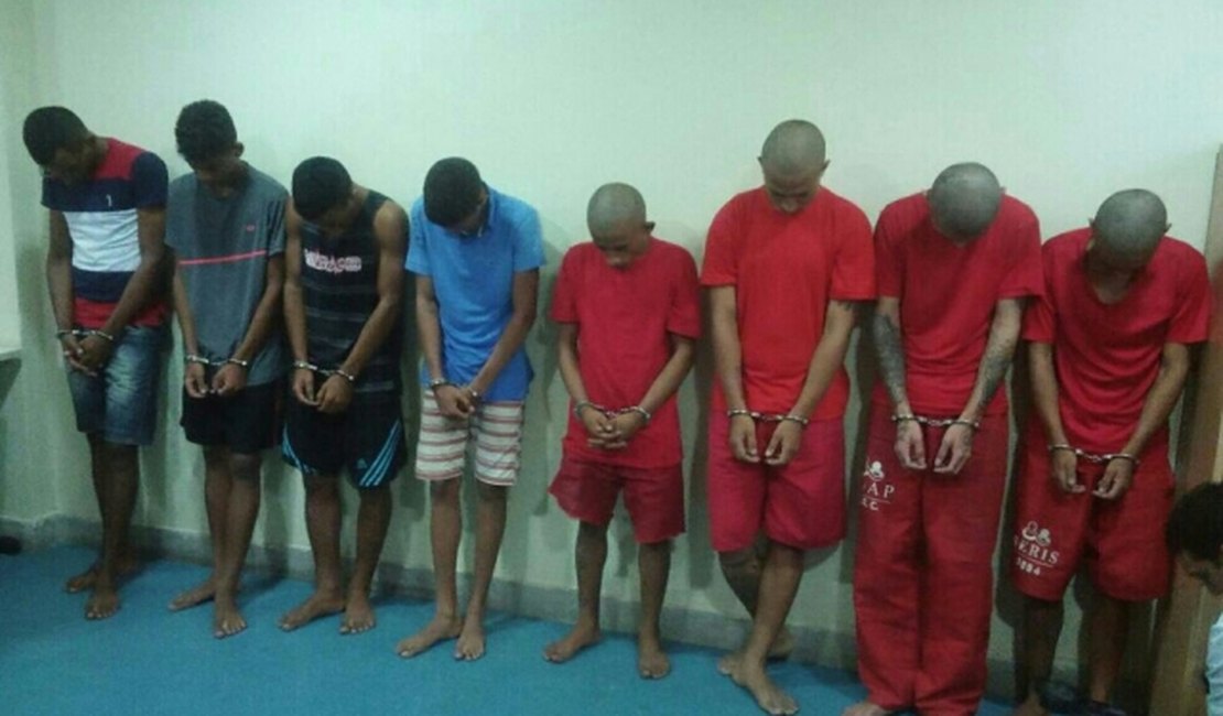 Operação integrada prende oito suspeitos de homicídios e tráfico de drogas em Alagoas