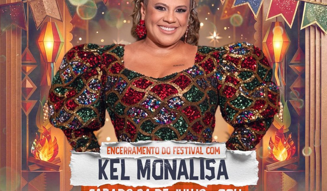 Kel Monalisa encerra São João de Arapiraca neste sábado (4)