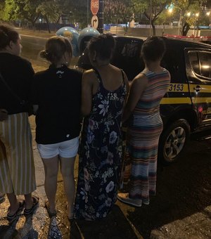 Quadrilha formada por mulheres é presa em Alagoas acusada de furto