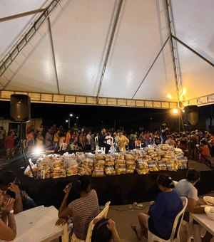 Estrela Brasil distribui mais de cinco toneladas de alimentos para população do Povoado Quati