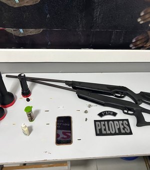 Operação deflagrada no Sertão de Alagoas resulta na apreensão de drogas, armas e aves silvestres abatidas
