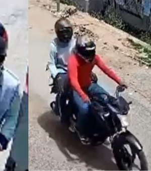 Polícia tenta identificar dupla suspeita de ataque a tiros em barbearia de Maceió