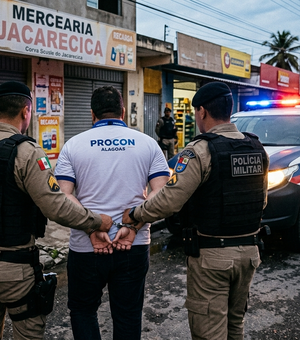 Funcionário do Procon é detido por tentar extorquir R$ 2,5 mil de lojista em Maceió