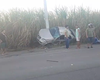Idoso sai ileso após capotamento na Avenida Cachoeira do Meirim
