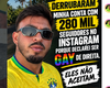 Influenciador de Arapiraca sofre ataques por posição política e perde conta