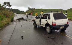 Acidente em Porto Calvo deixa um morto e dois feridos