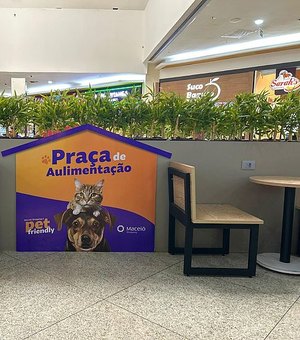 Maceió Shopping oferece praça de alimentação para Pets