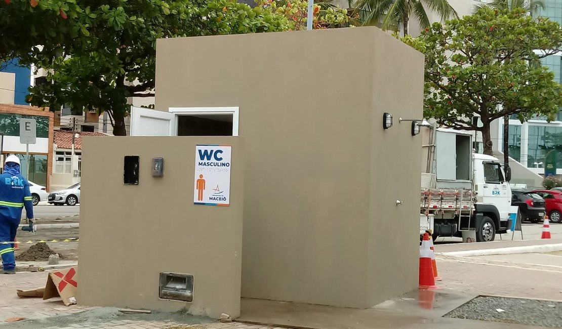 Veja como estão funcionando os banheiros públicos na orla de Maceió