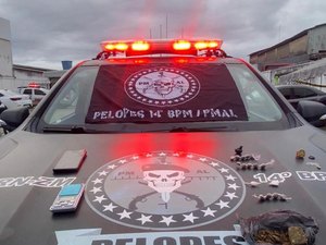 Jovem é preso com maconha e cocaína no município de Messias