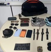 Suspeito de furtos em condomínio de luxo em Alagoas é preso na Bahia