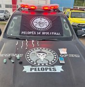 Suspeito tenta fugir, mas é preso com drogas e balança de precisão em Joaquim Gomes