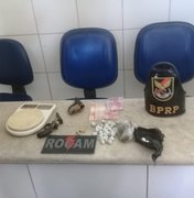 Radiopatrulha realiza apreensão de droga na Favela Portelinha