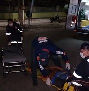 Motociclista fica ferido após colidir com caminhão na AL-220
