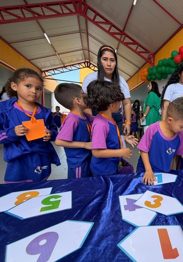Creche CRIA promove Circuito Matemático com jogos e participação das famílias