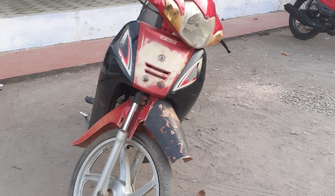 Moto roubada é recuperada em Arapiraca
