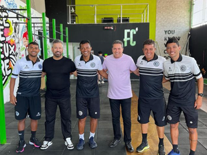 Presidente do ASA Rogério Siqueira recebe visita de Vanderlei Luxemburgo, em Arapiraca