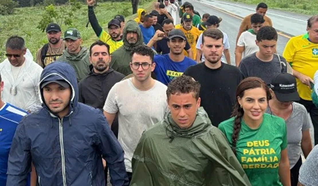 Nikolas descarta levar caminhada para perto do STF e tenta outro local