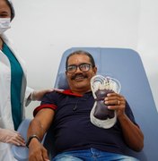 Hemoal realiza coleta externa de sangue em colégio de Maceió nesta quarta (22)