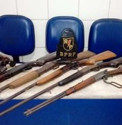 Polícia Militar apreende várias armas em barraco no Cidade Sorriso I