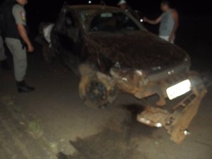 Comerciante sofre acidente na AL-110, em Arapiraca